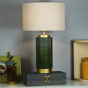 Clara Ribbed Table Lamp