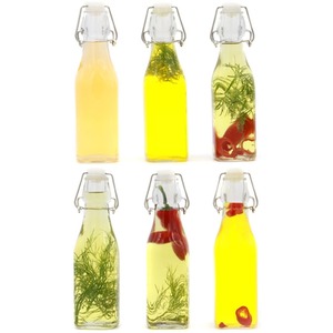 Clip Top Preserve Bottles 250ml - Set of 6