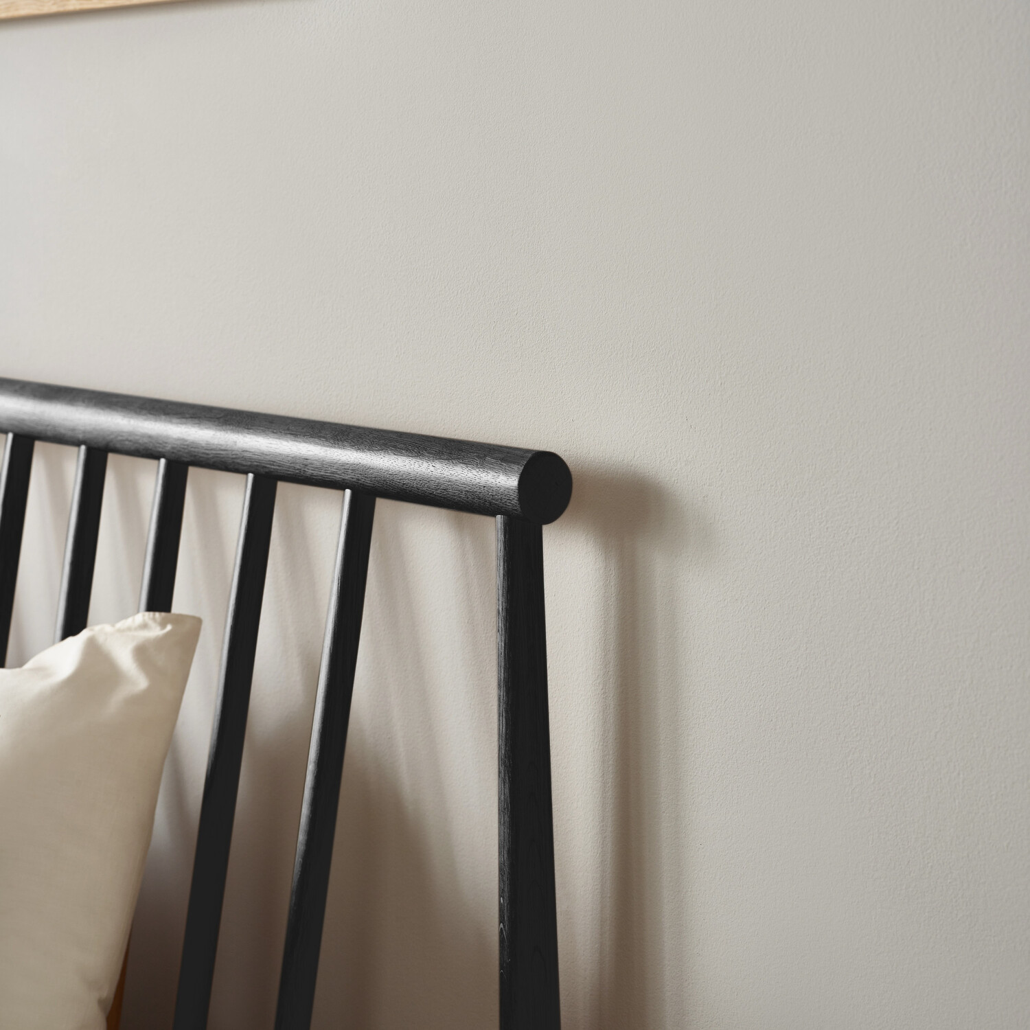 Belton Black Bed Frame - Black Oak Effect