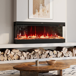 Electric Fireplace with Smart Remote