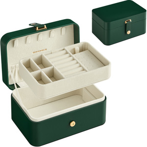 2-Layer Jewellery Storage, Portable Jewellery Case, Small, Spacious
