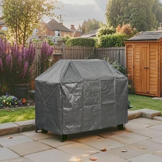Heavy Duty Waterproof UV Outdoor BBQ Grill Protective Cover 