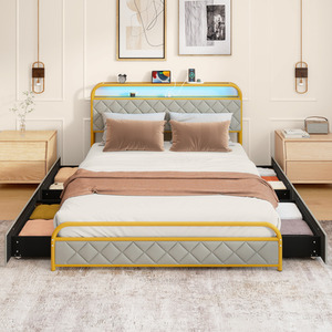 Upholstered Platform Bed Frame