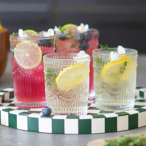 12pc Amore Glass Tumbler Set
