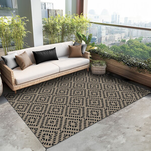 Manhattan Geometric Outdoor Rug