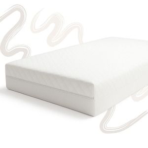 Baby Cot Mattress With Waterproof Quilted Zipped Cover