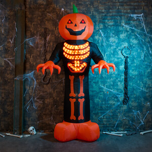 Halloween Inflatable Pumpkin Man