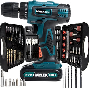 18V Cordless Drill 131pc Screwdriver Kit