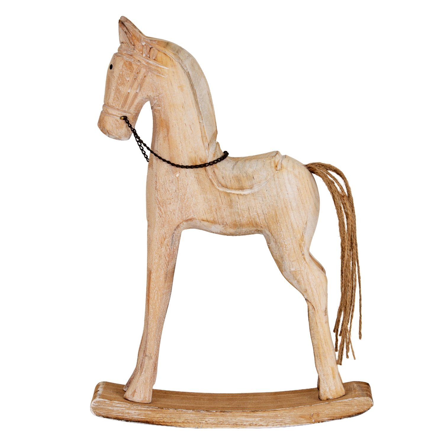 Image of Large Rustic Natural Rocking Horse Vintage&hellip;