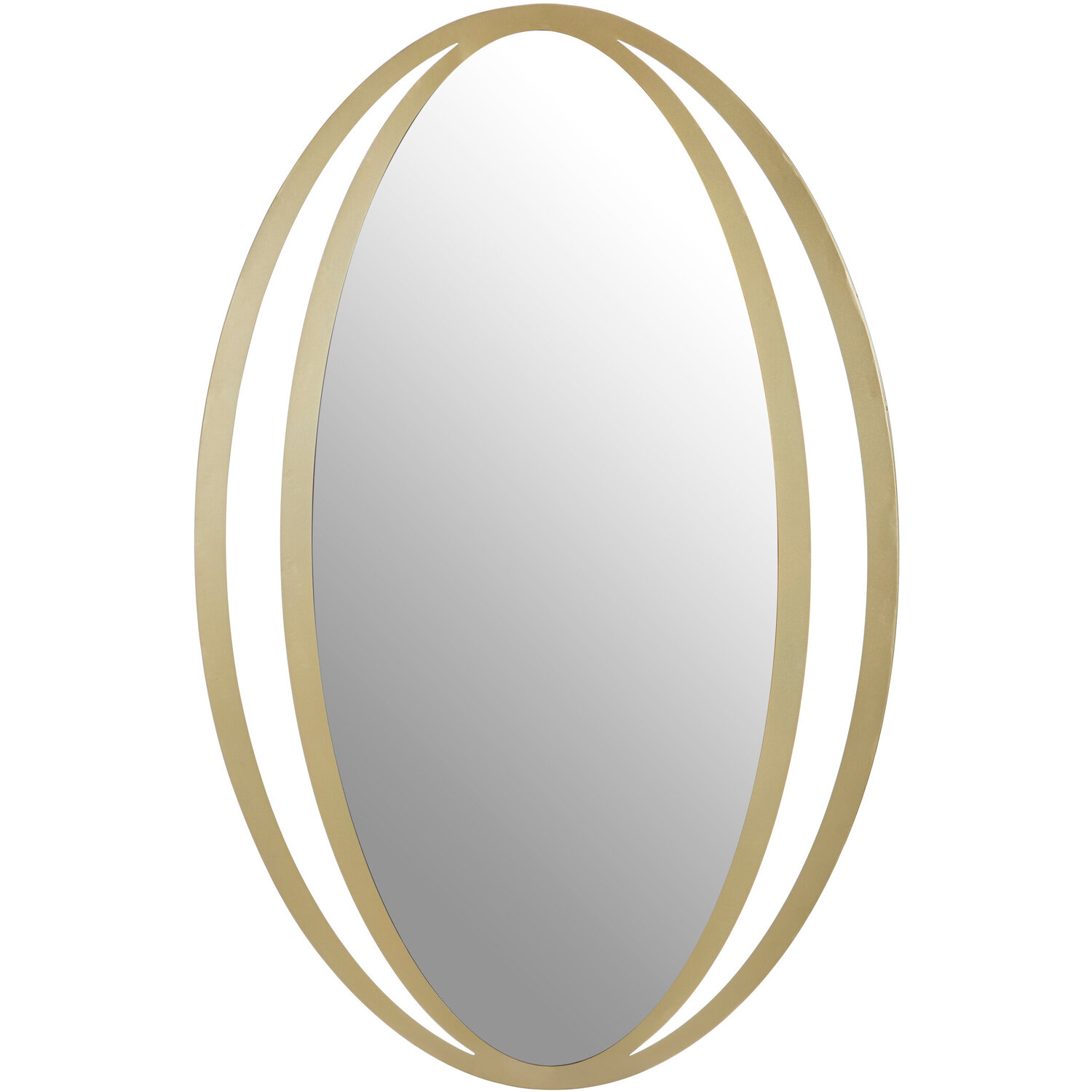 Holmes Small Champagne Wall Mirror - Gold