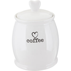 Charm White Dolomite Coffee Canister