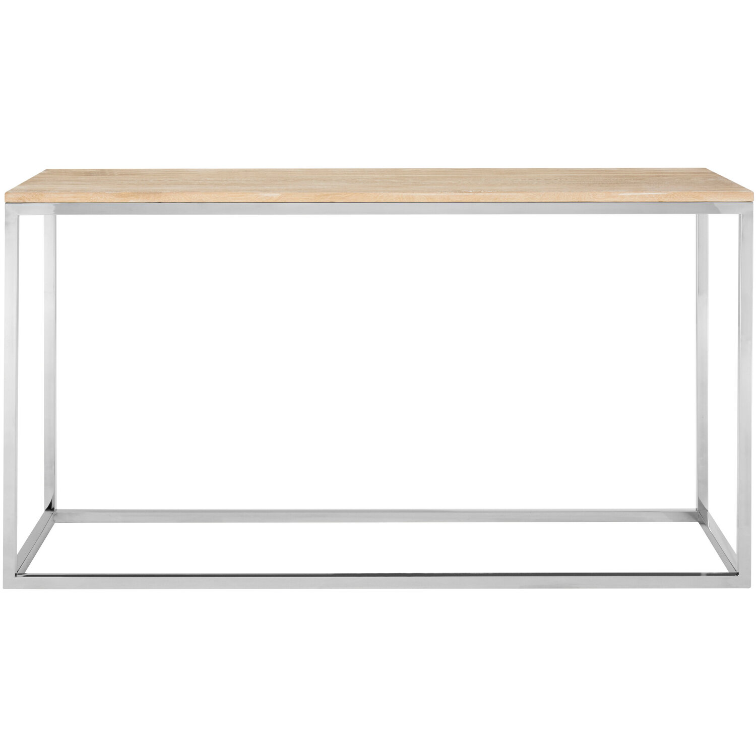 Hampstead Oak Wood Console Table - Brown