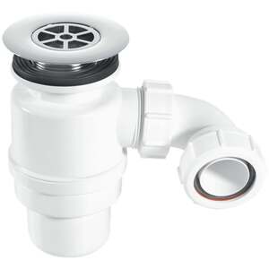 McAlpine 80mm Water Seal Resealing Shower Trap with Multifit Outlet - STW12-R - Reliable Shower Drai