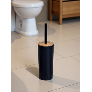 Showerdrape Sonata Bamboo Toilet Brush & Holder