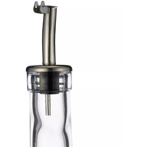 2-Pc Glass Oil & Vinegar Cruet Set - 345ml - Clear - Set of 2
