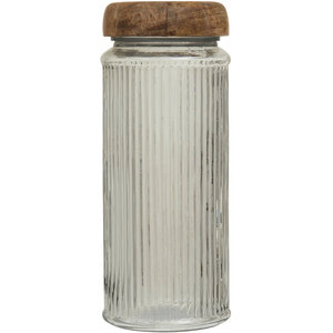 Garner Glass Storage Jar with Mango Wood Lid 2400ml