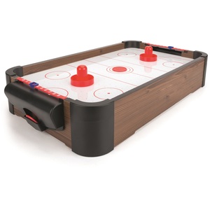 AMRAP 20” Portable Wooden Tabletop Air Hockey Set