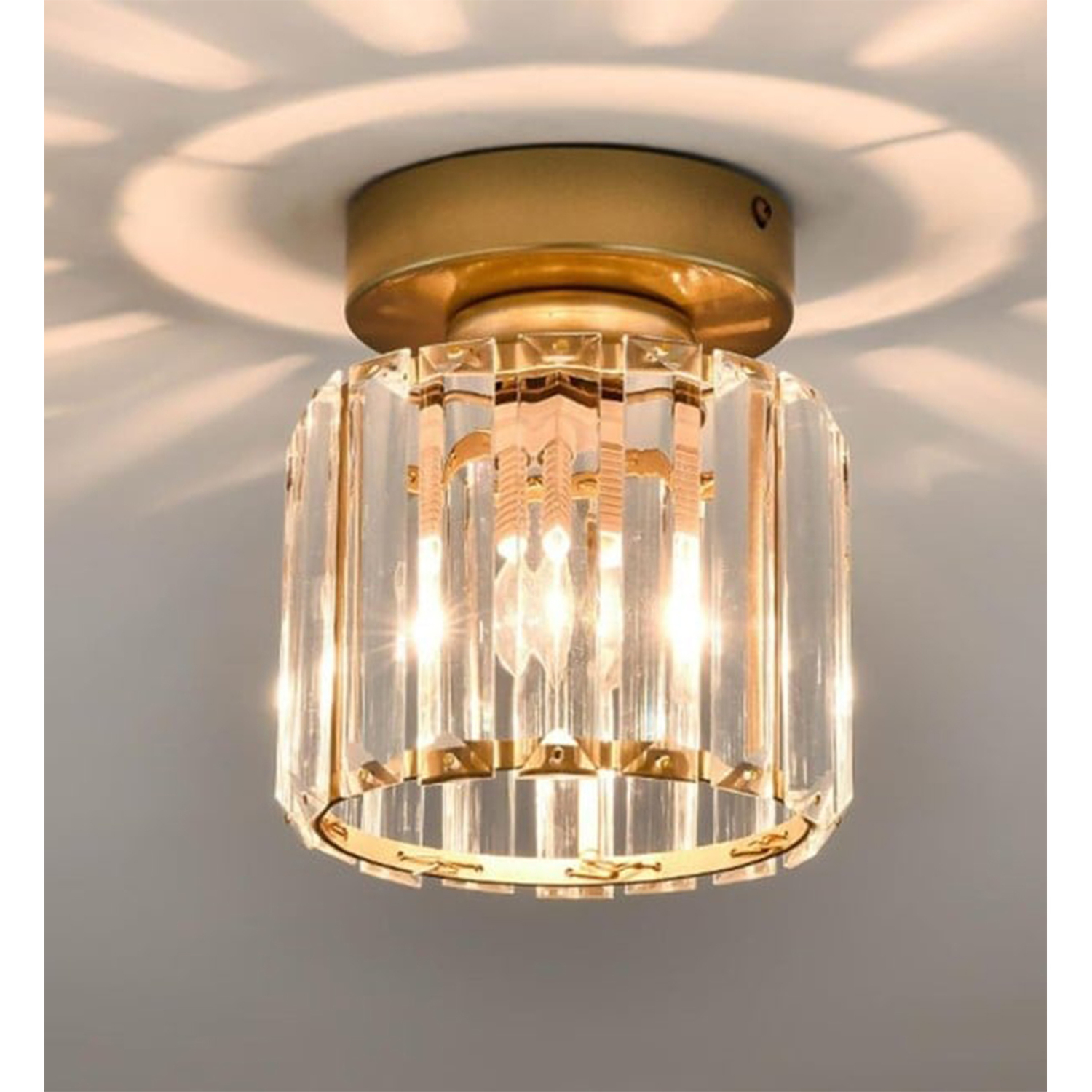 The Bath Plus Tb+ Ceiling Light Flush Mounted Gold - Gold