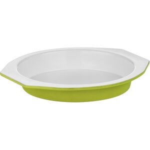 Ecocook Lime Green And White Metal Cake Tin