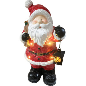 Pre-Lit Lantern Santa