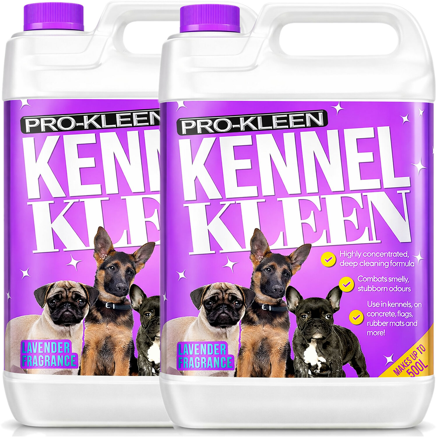 Pro-Kleen Kennel Disinfectant Cleaner Sanitiser and Deodoriser Lavender - Lavender / 10l