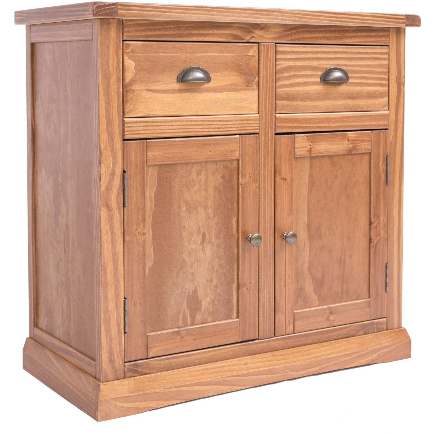 Cabinet Bits Tirolo 2 Door 2 Drawer Sideboard - Brown / Mdf, Pine, Plywood