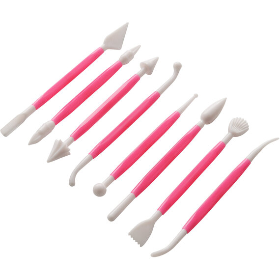 Pack of 36 Hallie 8 Piece Cake Decorating Modelling Tool Set