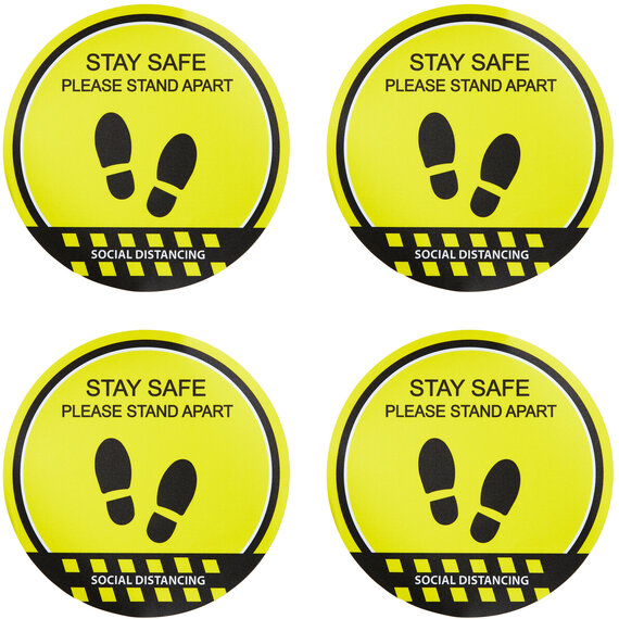 Warning Floor Sticker Set