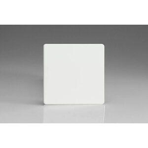 Varilight Single Blank Plate Premium White XDQSBS