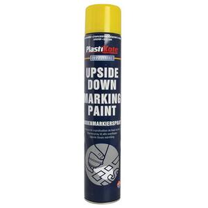 Plastikote Upside Down Marking Paint Yellow 750Ml