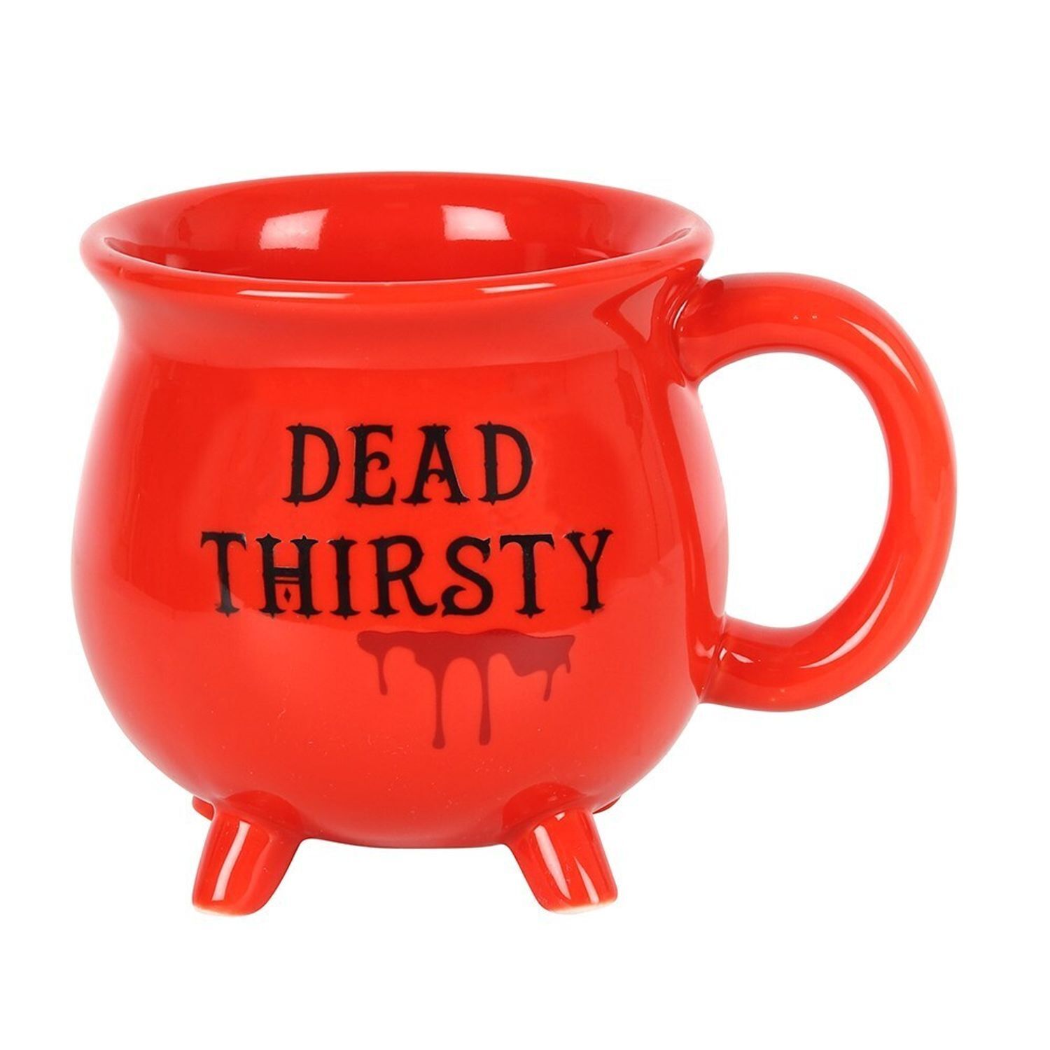 Something Different Dead Thirsty Cauldron Ceramic Mug - Red/Black