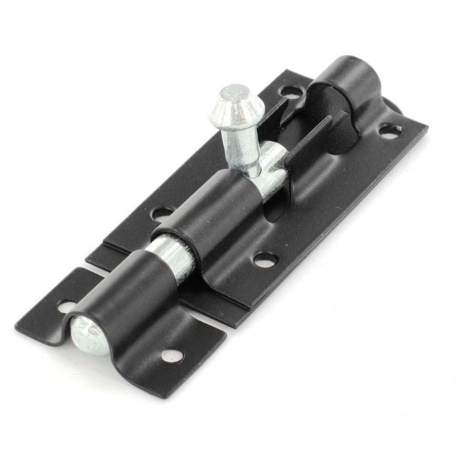 Securit Tower Bolt - Black/Silver / S