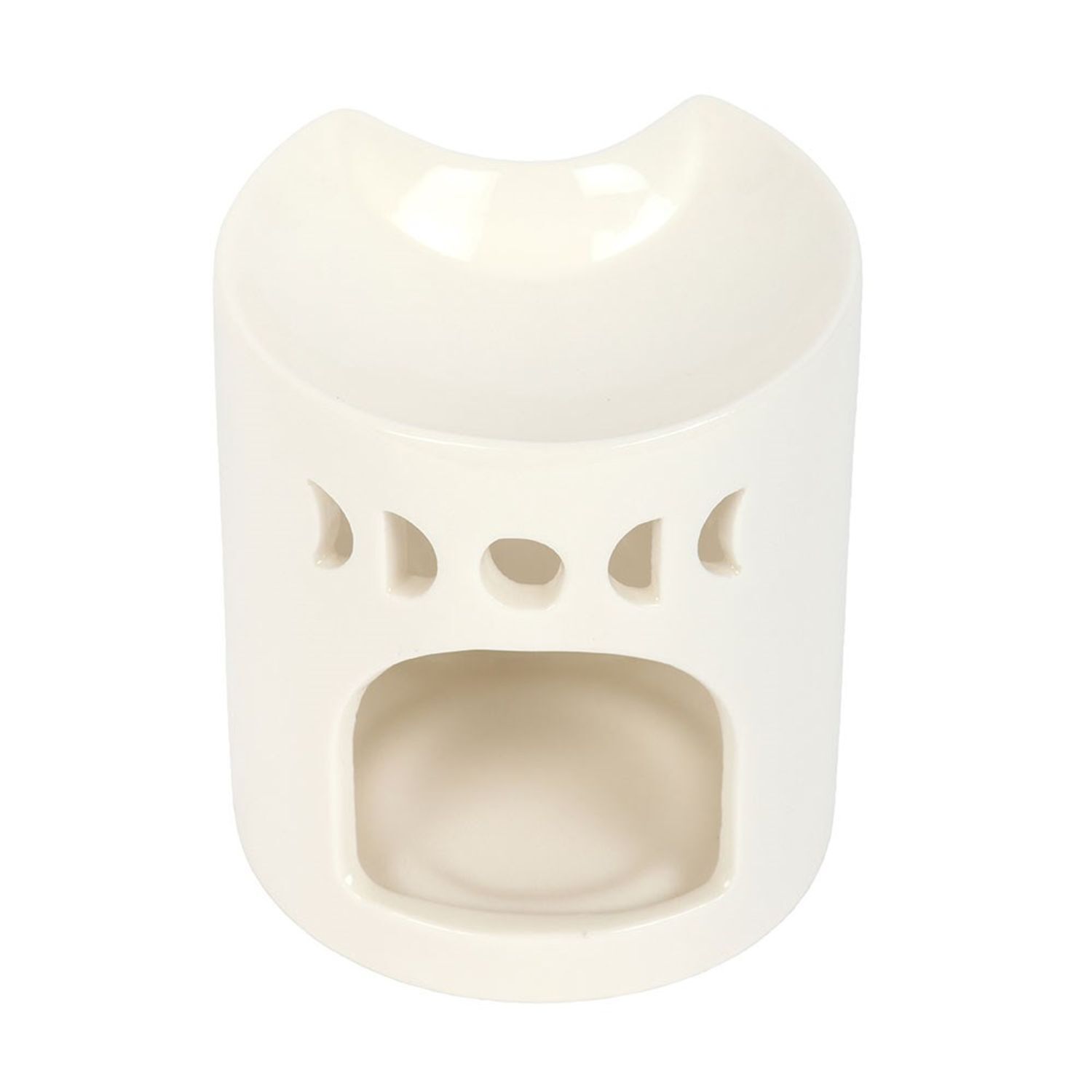  - Something Different Crescent Moon Oil Burner White (One Size) - Image 3