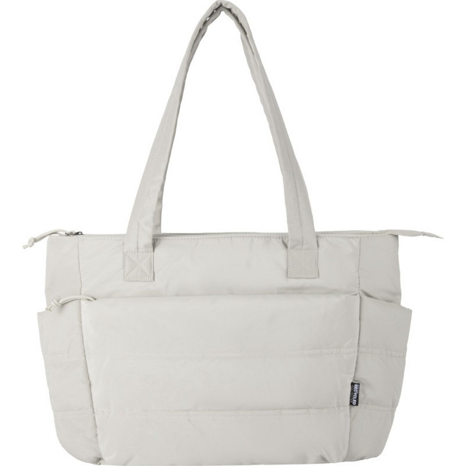 Floso Plain Recycled Puffer 18L Tote Bag - Sandstone
