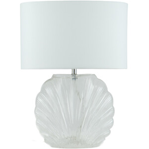 Glass Shell Table Lamp