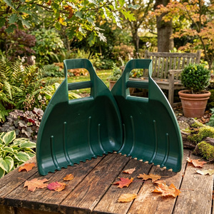 Set of 2 Leaf Grabbers For Garden Waste & Rubbish