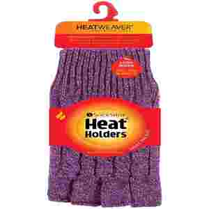 Ladies Cable Knitted Winter Thermal Fingerless Gloves