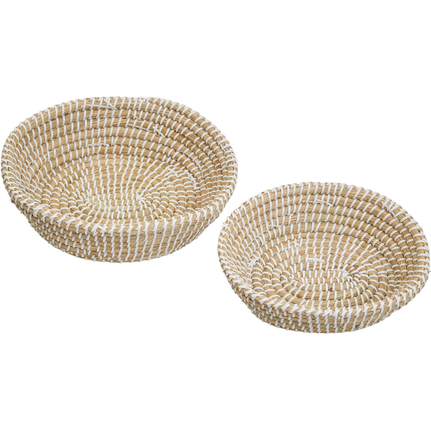 Image of Lidi Set Of Two Oval Woven&hellip;