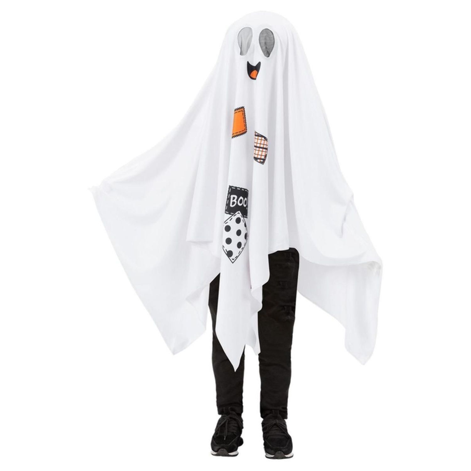 Smiffys Childrens/Kids Boo Ghost Costume - White / 4+