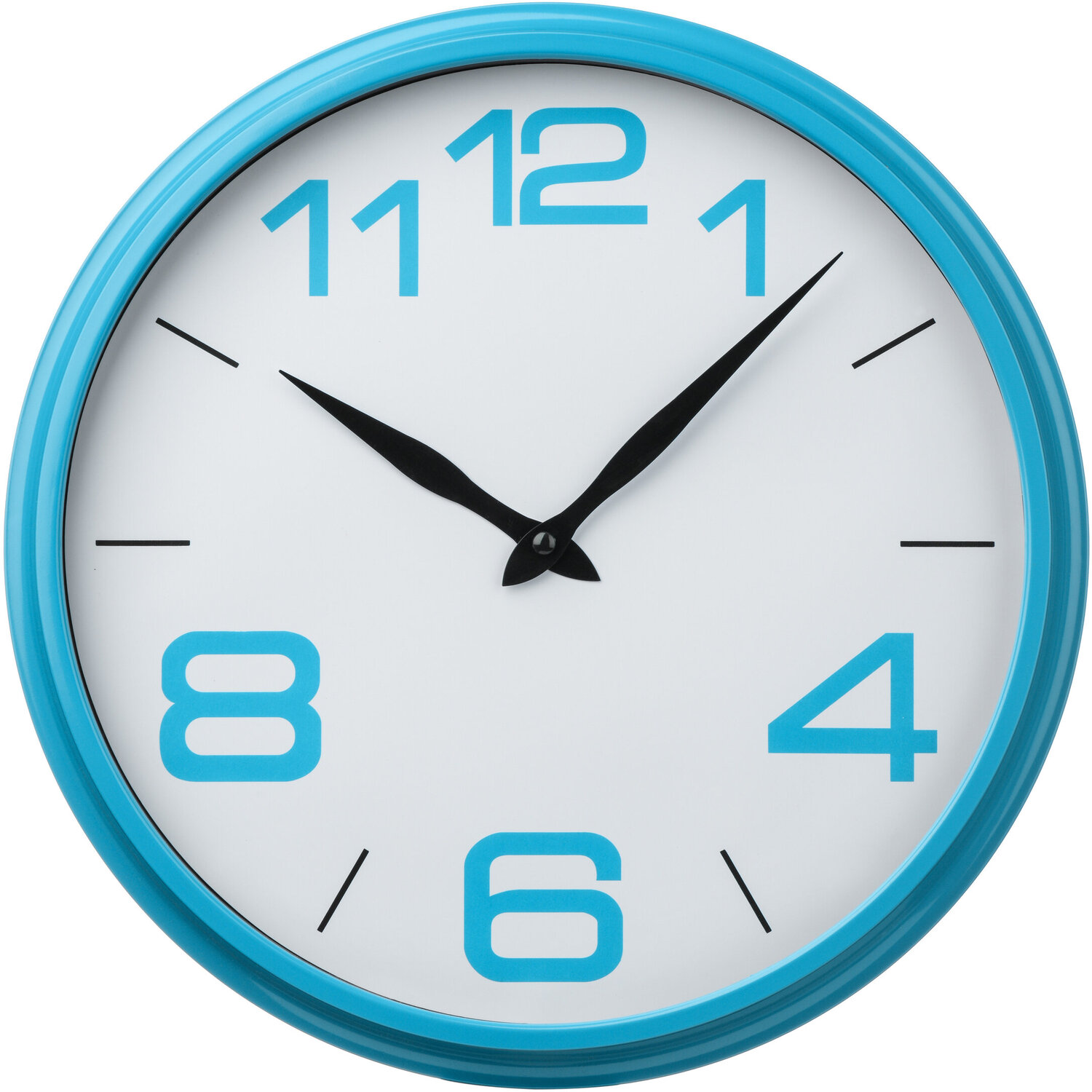 Maison By Premier Tuan Blue Plastic Frame Wall Clock - Blue