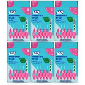Tepe Interdental Brush Pink 0.40mm - Pack of 6