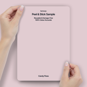 Hemway Interior Paint Sample, Candy Floss, Peel & Stick Swatch