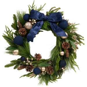 Midnight Champers Christmas Wreath