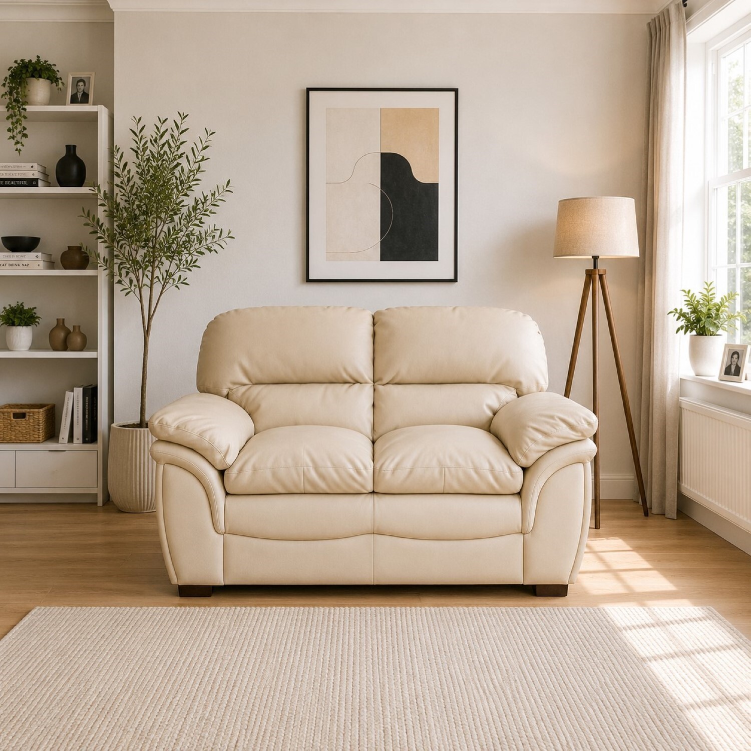 Artemis Home Leverton 2 Seat Sofa - Cream