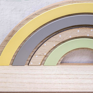 2 Pack of Baby Rainbow Shelf With Hooks