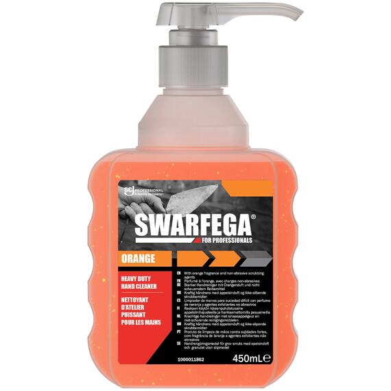 Swarfega® orange hand cleaner 450ml pump bottle