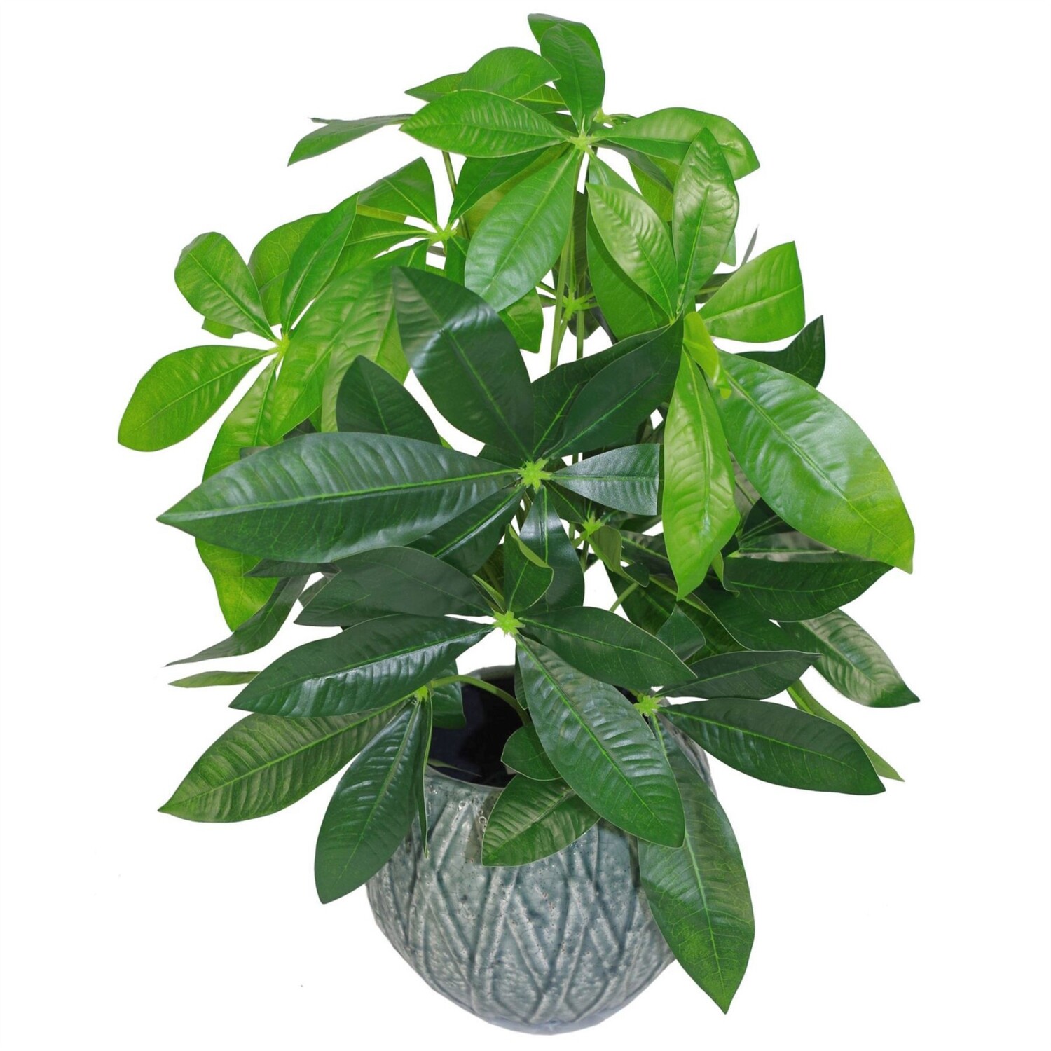 Artificial Plant Wired Stems 50cm Potted - Green