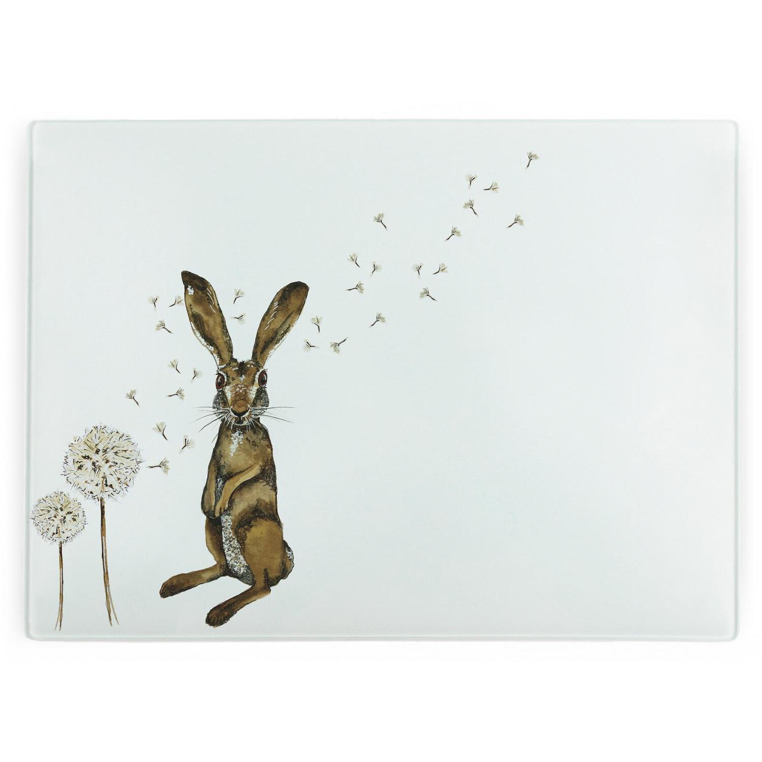 Image of Hare & Dandelions Large Smooth Glass&hellip;
