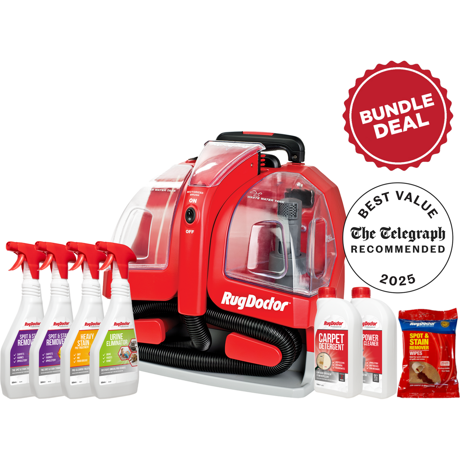 Rug Doctor - Carpet Cleaner - Red - Large - Image 3
