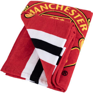 Manchester United FC Core Stripe Beach Towel